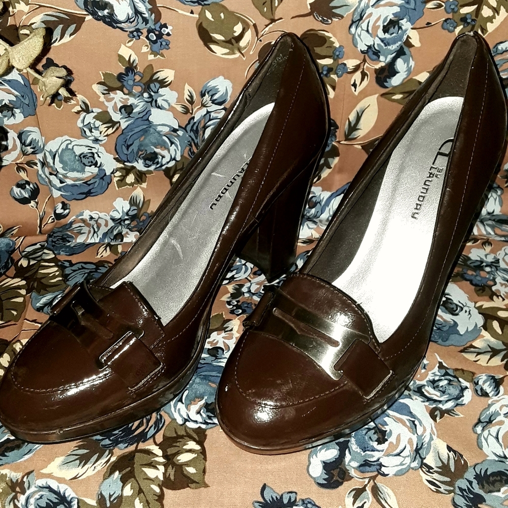 Brown High Heel Shoes - Picture 3 of 8
